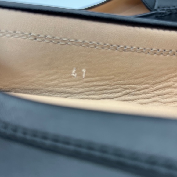 NEW Tods Womens Gommino Driving Penny Loafers Shoes Black Leather Slip On 11 - Picture 6 of 11